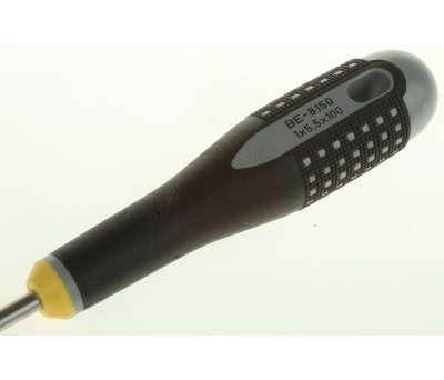 Product image for Slotted flared tip screwdriver,100x5.5mm