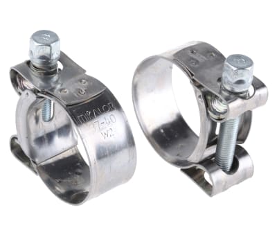 Product image for Wide band hose bolt clamp,37-40mm dia