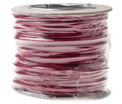 Product image for Red silicone rubber wire,10A 500V 100m