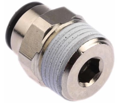 Product image for Male taper straight adaptor,R3/8x8mm