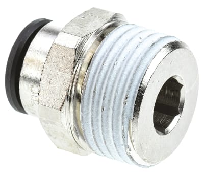 Product image for Male taper straight adaptor,R1/2x10mm