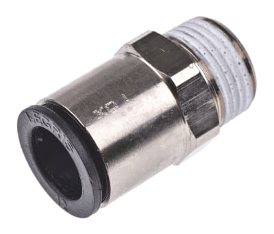 Product image for Male taper straight adaptor,R3/8x12mm