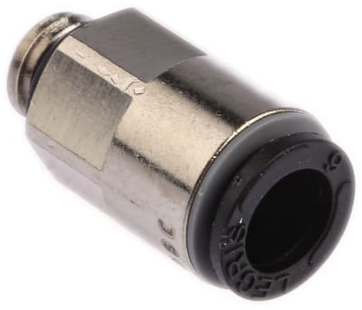 Product image for Male parallel straight adaptor,M7x6mm