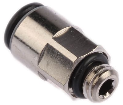 Product image for Male parallel straight adaptor,M7x6mm
