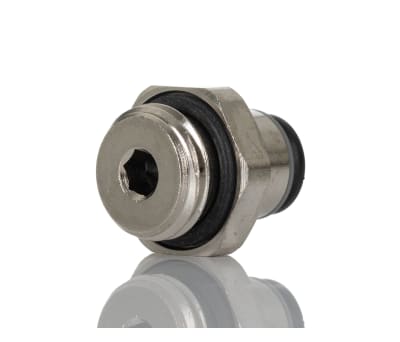 Product image for Male parallel straight adaptor,G1/4x6mm