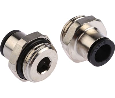 Product image for Male parallel straight adaptor,G1/2x10mm