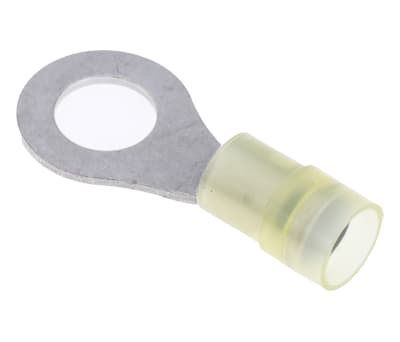 Product image for Yel M8 insul ring terminal,2.7-6.6sq.mm