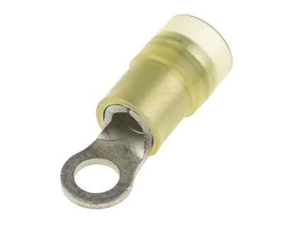 Product image for Yel M4 insul ring terminal,2.7-6.6sq.mm