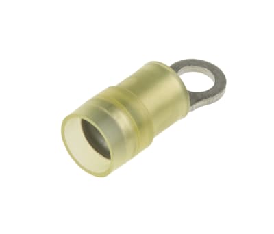 Product image for Yel M4 insul ring terminal,2.7-6.6sq.mm