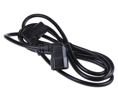 Product image for Power Cord C13 rt ang to C14 rt ang 2m