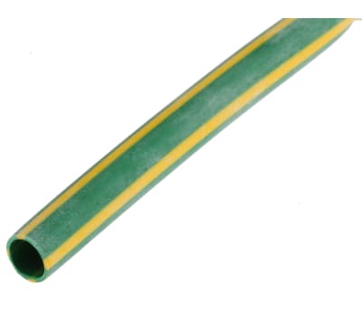 Product image for Yellow/green flame retardant tube,4.8mm