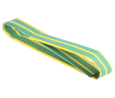 Product image for Yellow/green flame retardant tube,38.1mm