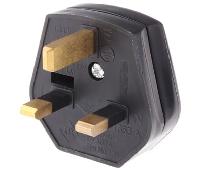 Product image for IS401 MAINS PLUG BL 13AMP