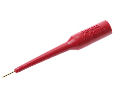 Product image for 4mm red pin test adaptor,1mm contact