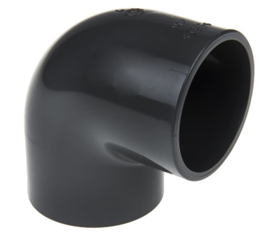 Product image for GEORGE FISCHER 90DEG PVC-U ELBOW,50MM