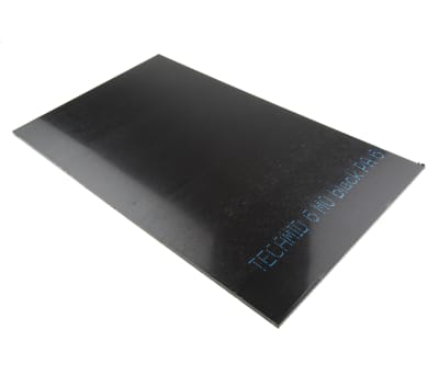 Product image for Black nylon 6 sheet stock,500x300x6mm