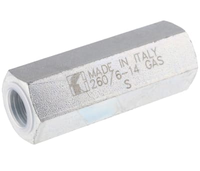 Product image for G1/4 BSP steel non-return valve