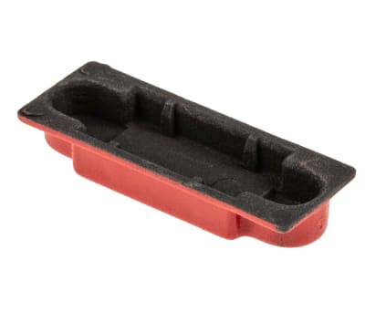 Product image for Red 9way EMI/RFI shield D skt dust cover