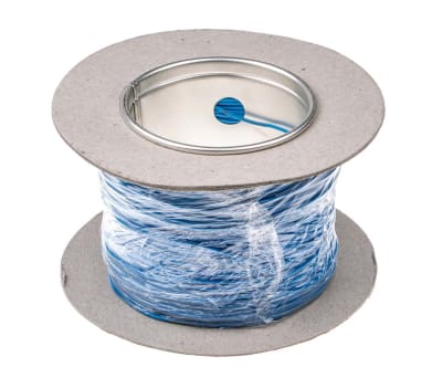 Product image for Blue equipment wire,0.25sq.mm 100m