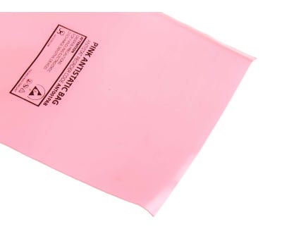 Product image for Antistatic pink bag,75x125mm