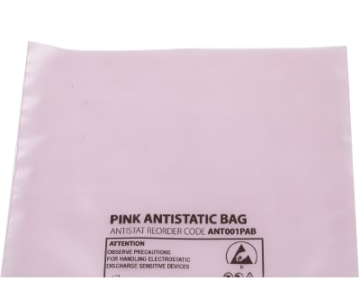 Product image for Antistatic pink bag,152x229mm