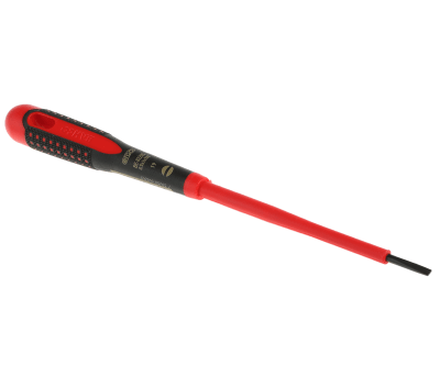 Product image for Slotted ergonomic screwdriver,100x3mm