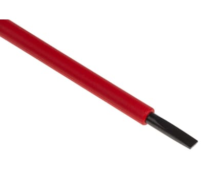 Product image for Slotted ergonomic screwdriver,100x4mm