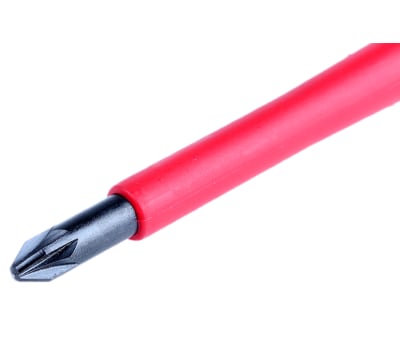 Product image for Pozidriv ergonomic screwdriver,No2x100mm