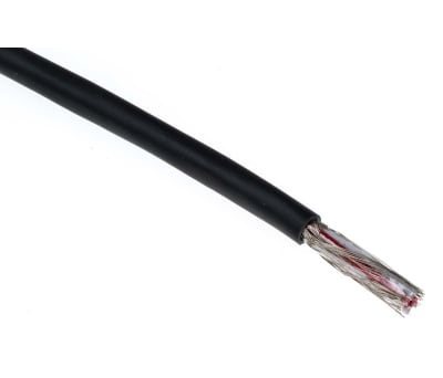 Product image for Black PVC 4 core PRT extension cable,25m