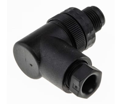 Product image for Hirschmann Cable Mount Connector, 4 Contacts, M12 Connector, Plug