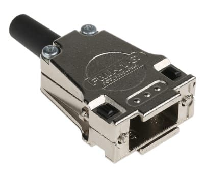 Product image for FCT FMK Die Cast Zinc D-sub Connector Backshell, 9 Way, Strain Relief