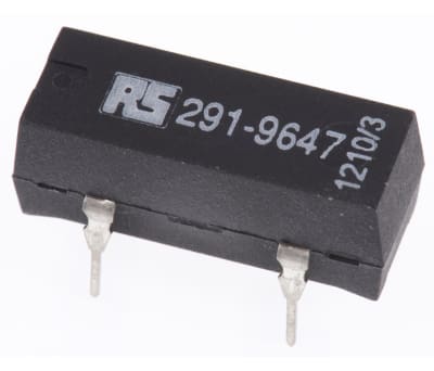 Product image for SPNO reed relay,0.5A 24Vdc coil