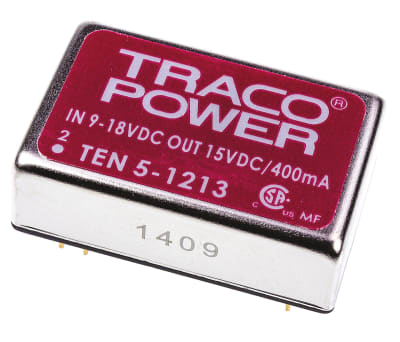 Product image for TEN5-1213 regulated DC-DC,15V 6W