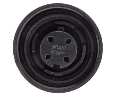 Product image for IP68 4way screw terminal cable socket,6A