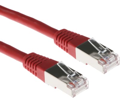 Product image for RJ45 RED PATCH LEADS FTP