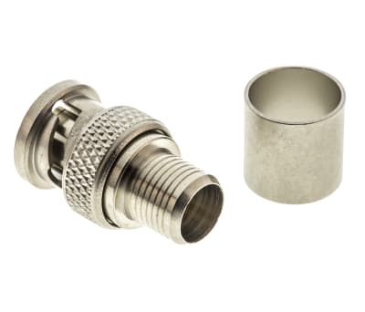 Product image for CRIMPBNC STRAIGHT PLG-RG12 AACABLE,75OHM