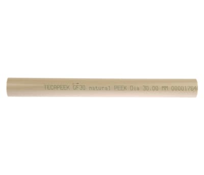 Product image for PEEK GF 30 rod stock,300mm L 30mm dia