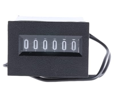 Product image for 6 DIGIT NON RESET PULSE COUNTER,12VDC