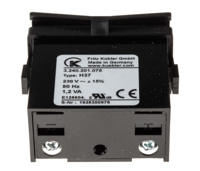 Product image for 7 DIGIT DIN HOUR METER,187-264VAC