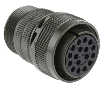 Product image for Amphenol MS Series 17 way cable socket