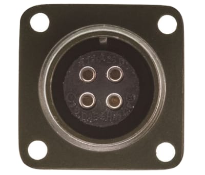 Product image for Amphenol MS Series 4 way chassis socket
