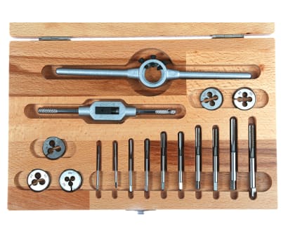 Product image for HSS metric tap & die set,M2-M6