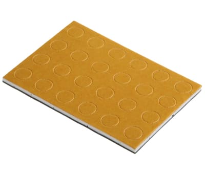 Product image for Dychem-round anti-slip pad,8mm dia/3mm H