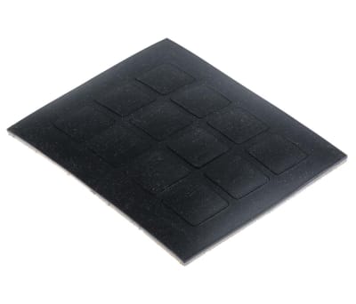 Product image for Dychem-square anti-slip pad,20.5mm/3mmH