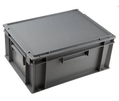 Product image for EURO STANDARD CONTAINER W/LID,15 LITRE