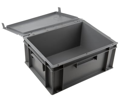 Product image for EURO STANDARD CONTAINER W/LID,15 LITRE