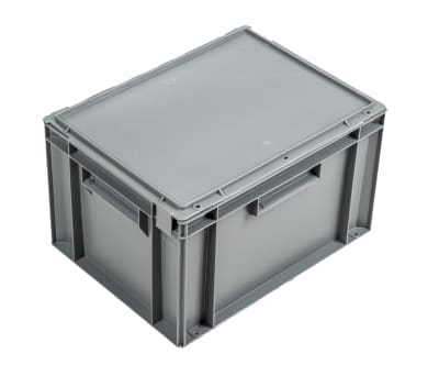 Product image for EURO STANDARD CONTAINER W/LID,20 LITRE