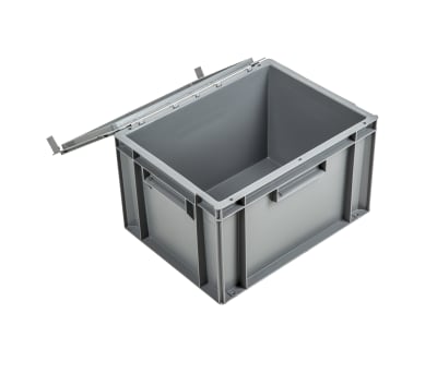 Product image for EURO STANDARD CONTAINER W/LID,20 LITRE