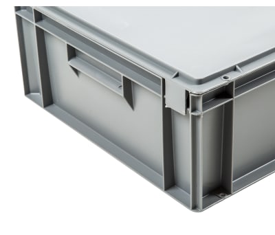 Product image for EURO STANDARD CONTAINER W/LID,33 LITRE
