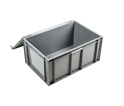 Product image for EURO STANDARD CONTAINER W/LID,54 LITRE